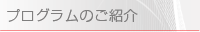 プログラムのご紹介
